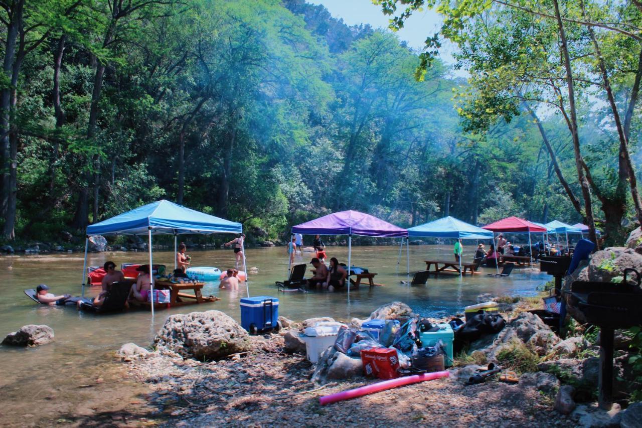 Son'S Guadalupe Glamping Tents - Adorable Riverside Glamping Tents Perfect A Family Getaway! New Braunfels Eksteriør bilde